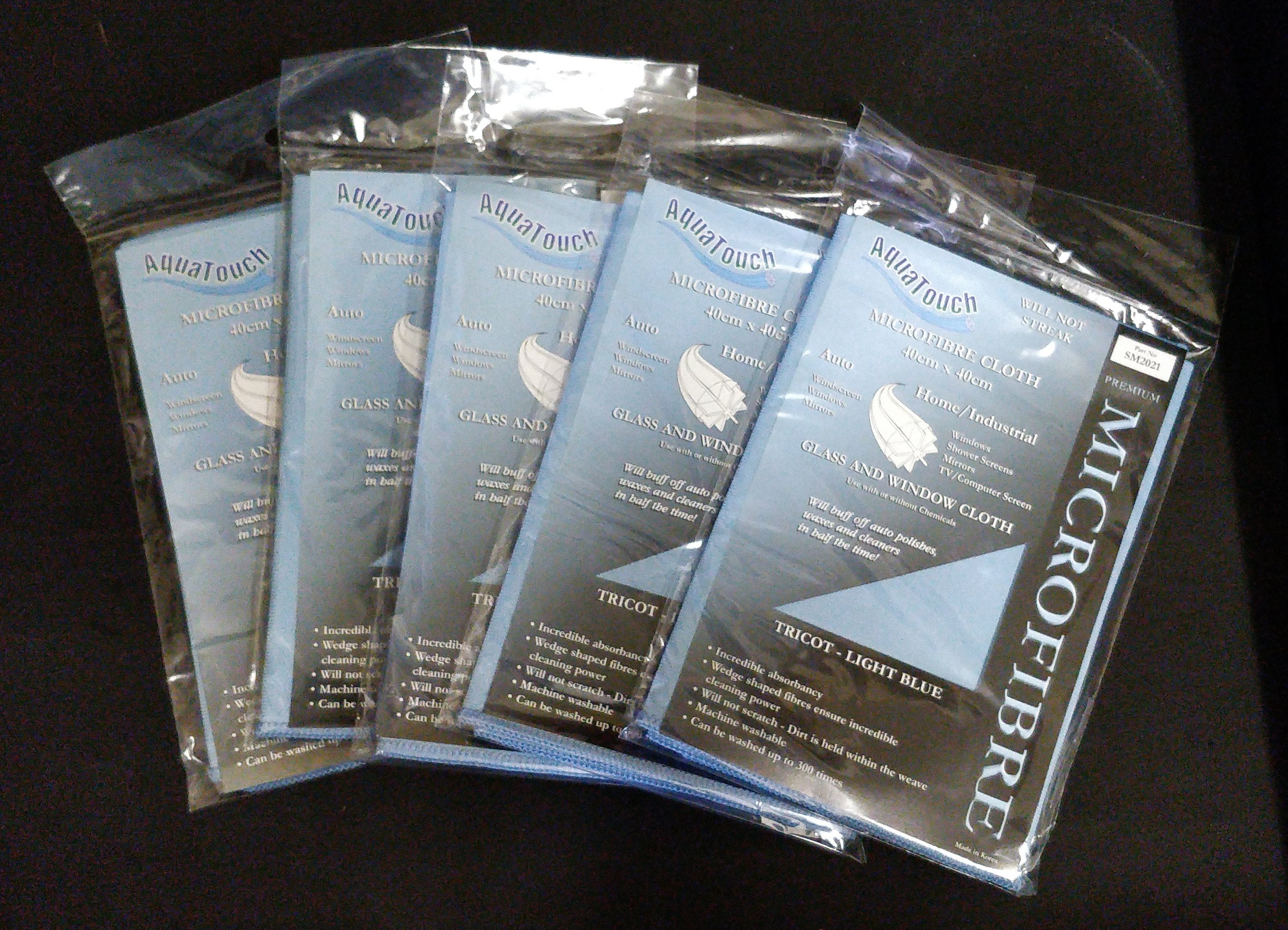 Aquatouch Microfibre Glass Cloths